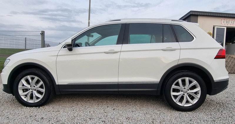 Volkswagen Tiguan cena 122987 przebieg: 152000, rok produkcji 2019 z Piaski małe 596